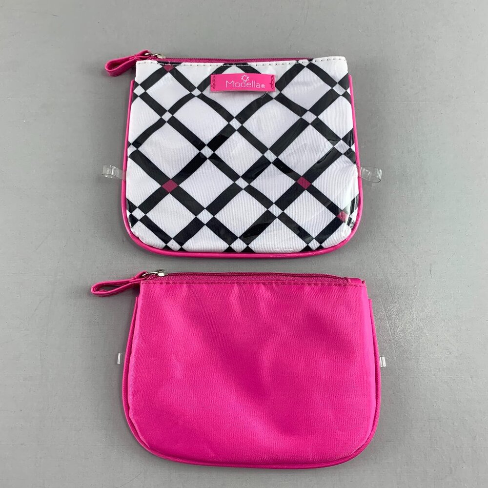 2 Modella Ladies Cosmetic Makeup Travel Bag